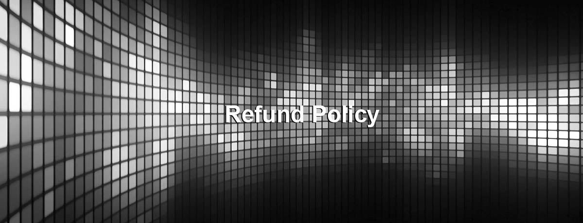 Our refund policy